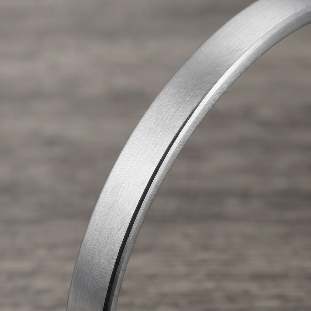Silver Minimalist Slim Bangle Bracelet