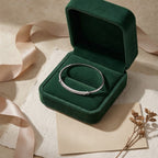 Classic Diamond Accent Minimalist Cuff Bracelet
